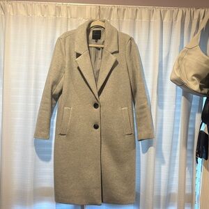 Dynamite Light Gray Trench Coat